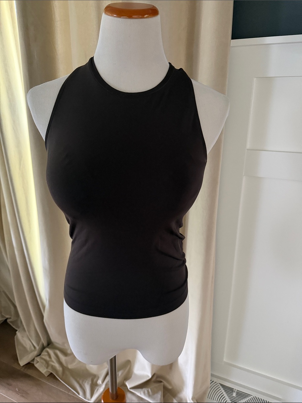 Yogalicious Chocolate Brown High Neck Racerback Tank Top 💋
